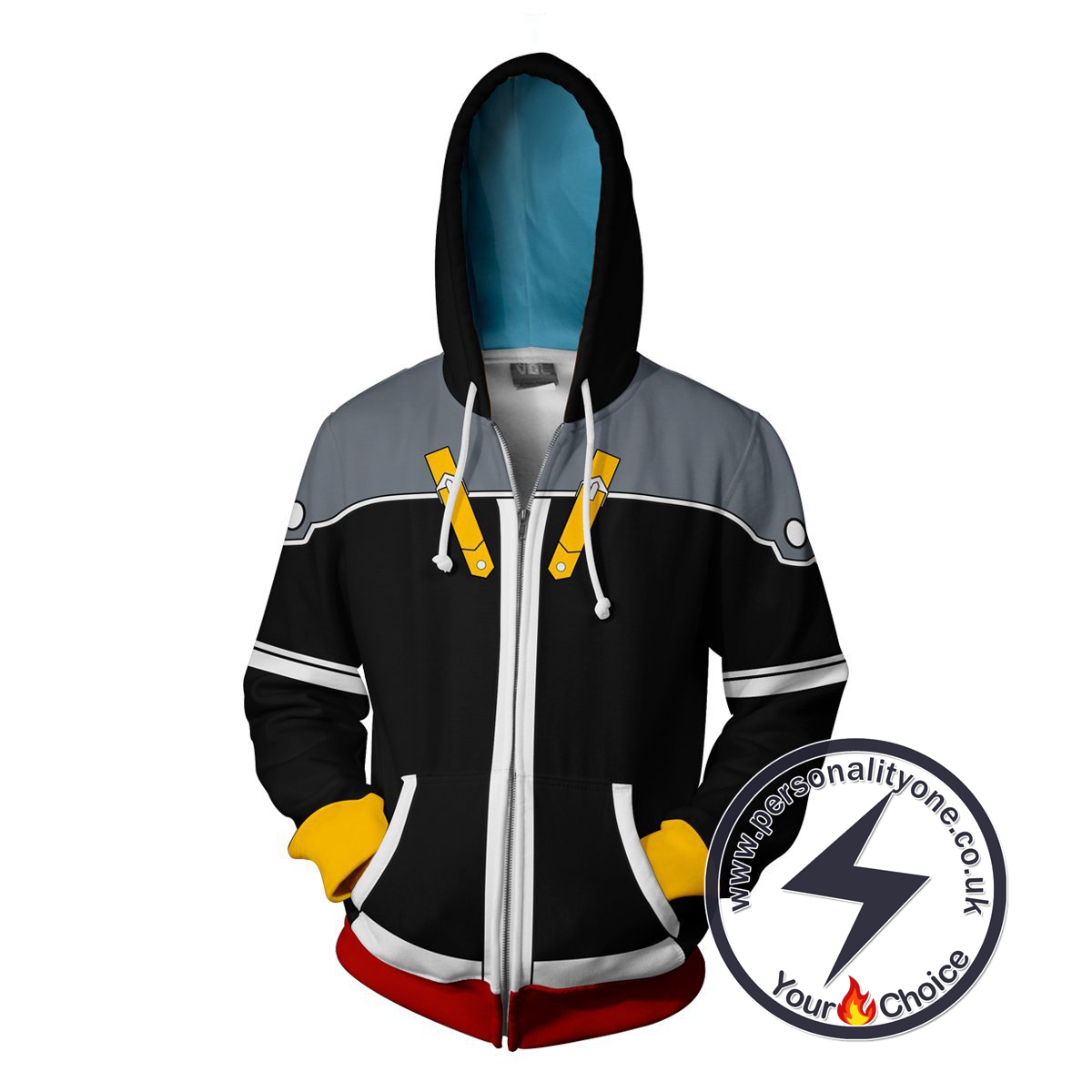 Kingdom Hearts Hoodie - Kingdom Hearts 2 Sora Black Jacket